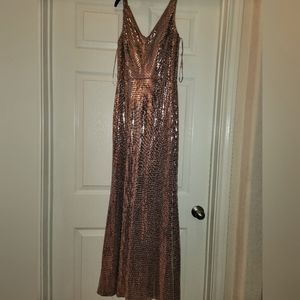 Sequin Evening Gown